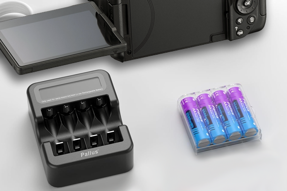 pallus 3500 mah rechargeable aa batteries