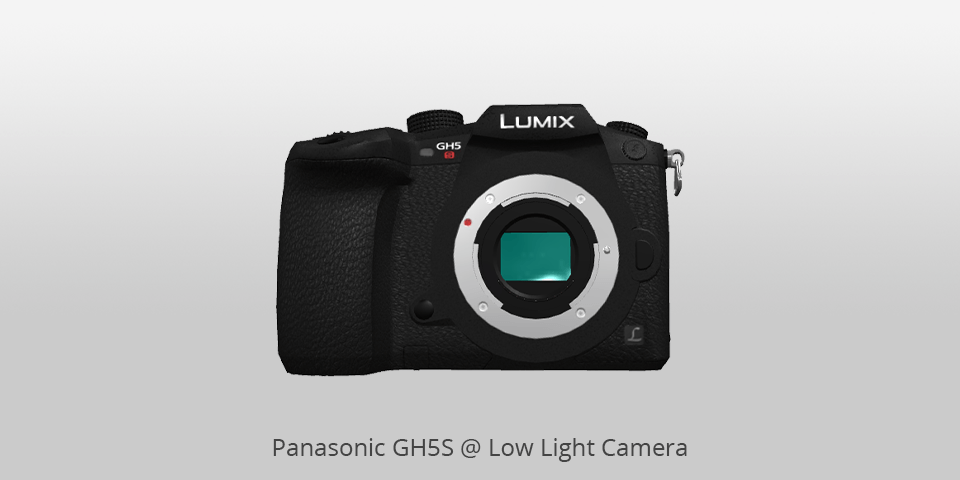 câmera de baixa luminosidade panasonic gh5s