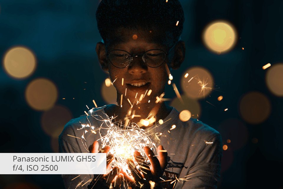 panasonic lumix gh5s low light professional video camera