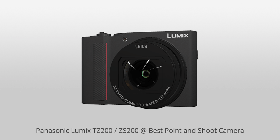 punto panasonic lumix tz200 zs200 y cámara shoot