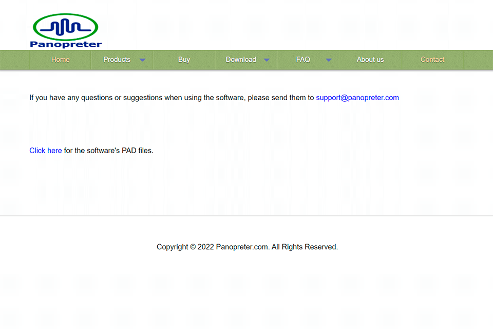 panopreter contato do software
