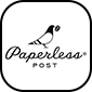 paperlesspost شعار صانع دعوة