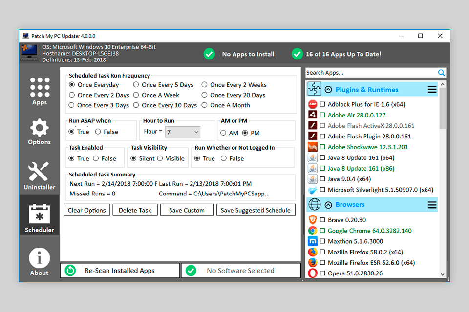 patch my pc updater interface