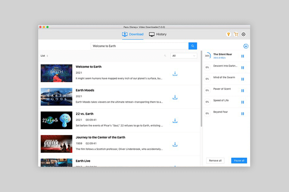 pazu disney video web browser