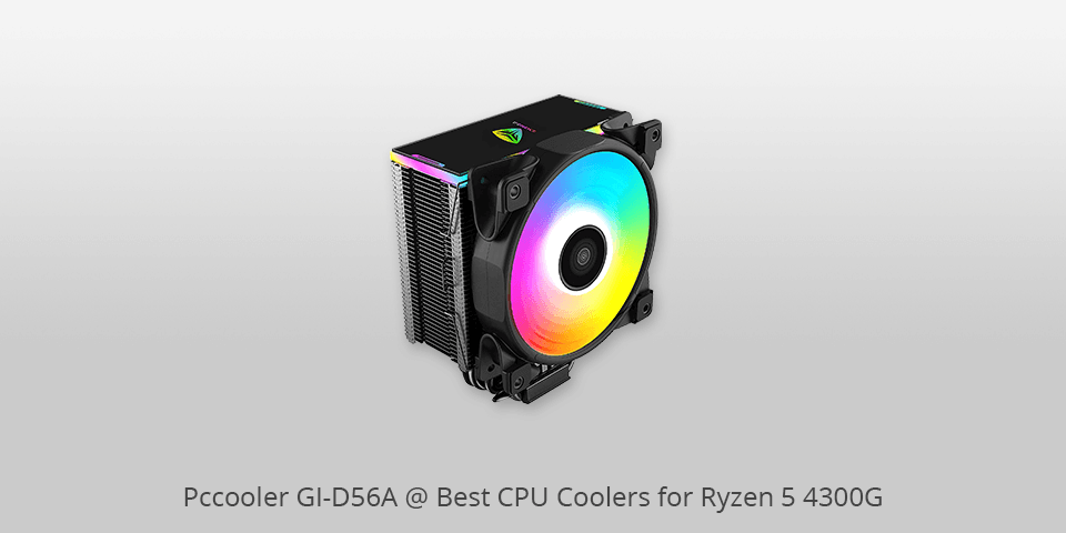 pccooler gi-d56a cpu coolers for ryzen 5 4300g