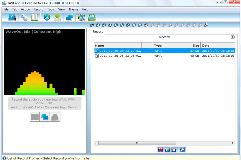 pcwinsoft screen recording software audio editing