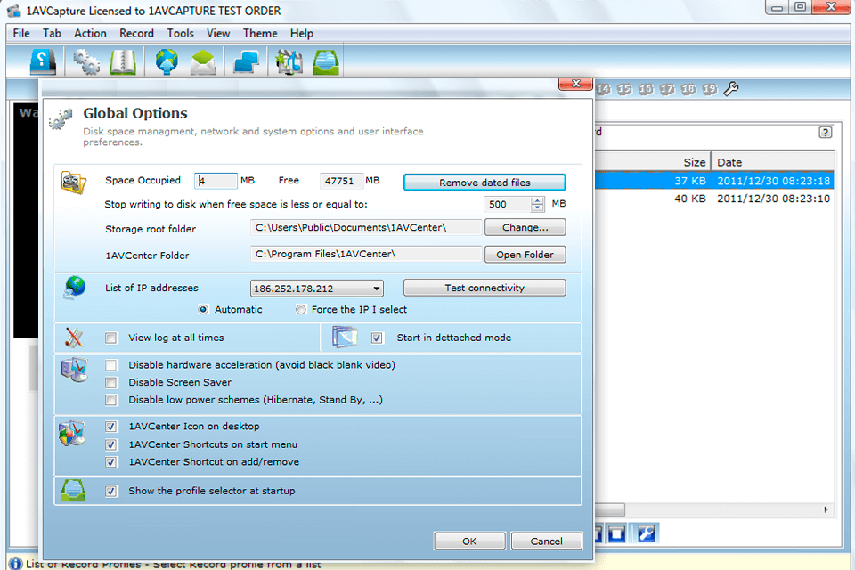 pcwinsoft screen recording software interface