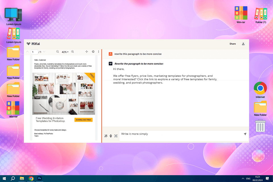 pdf ai interface