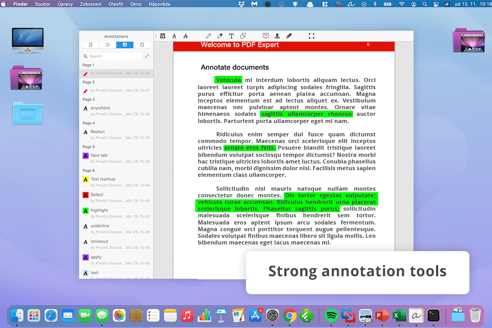 pdf experts pdf reader for mac interface