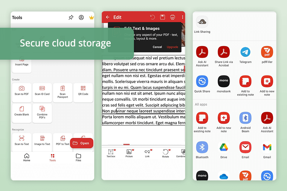 pdf extra pdf reader for android interface