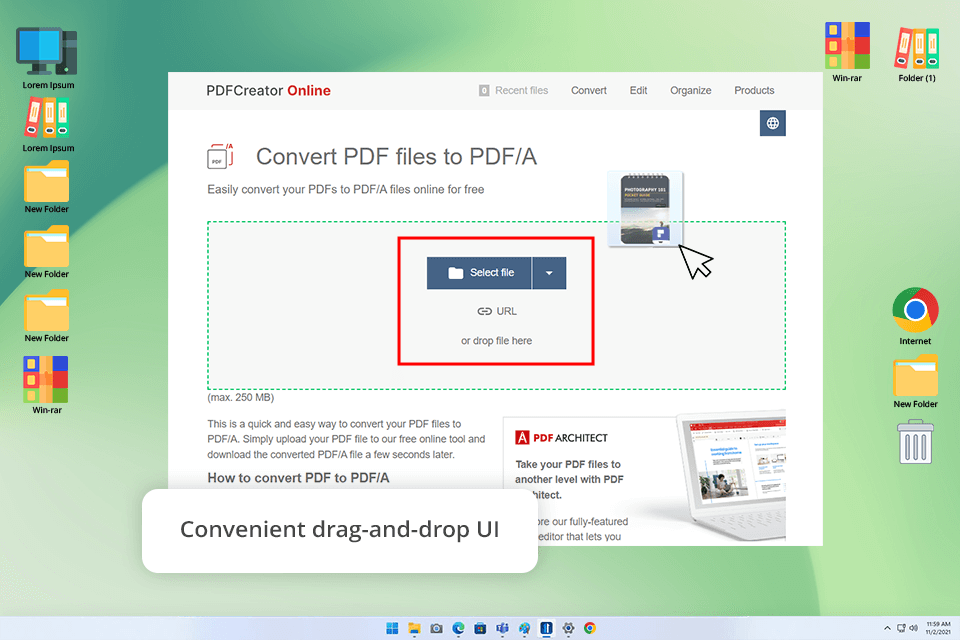 pdf forge convert pdf to pdfa