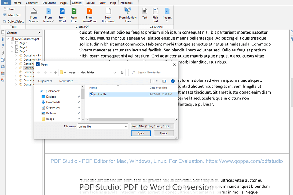 pdf studio conversion