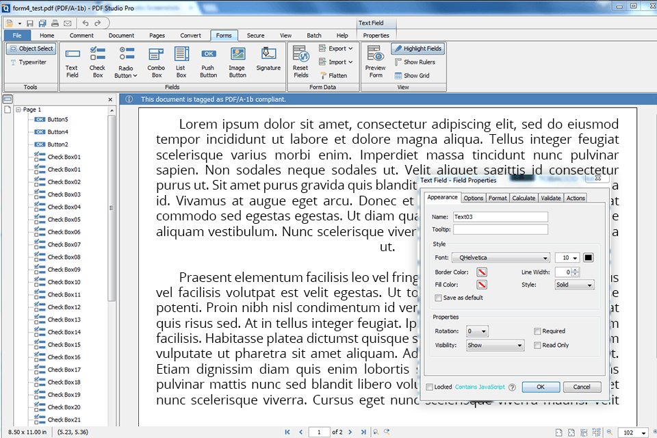 pdf studio interface