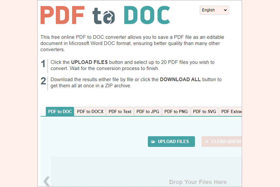 4. PDF to DOC List of Top 10 Free PDF to Word Converter Tools