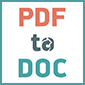 pdf to doc convertidor gratuito logo