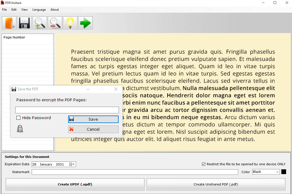برنامج تشفير pdf غير مشترك