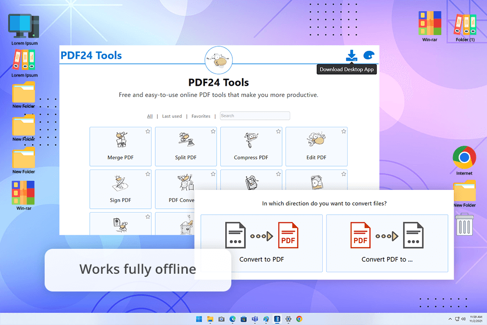 pdf24 tools png to pdf converter