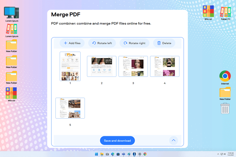 pdfchef pdf merge software