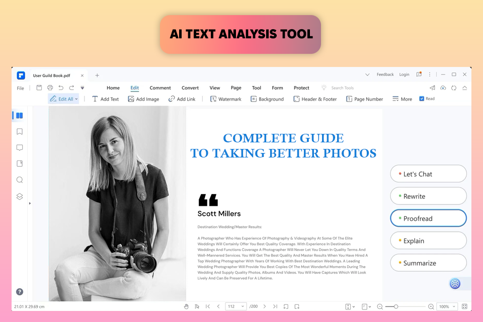 pdfelementai-tool voor pdf