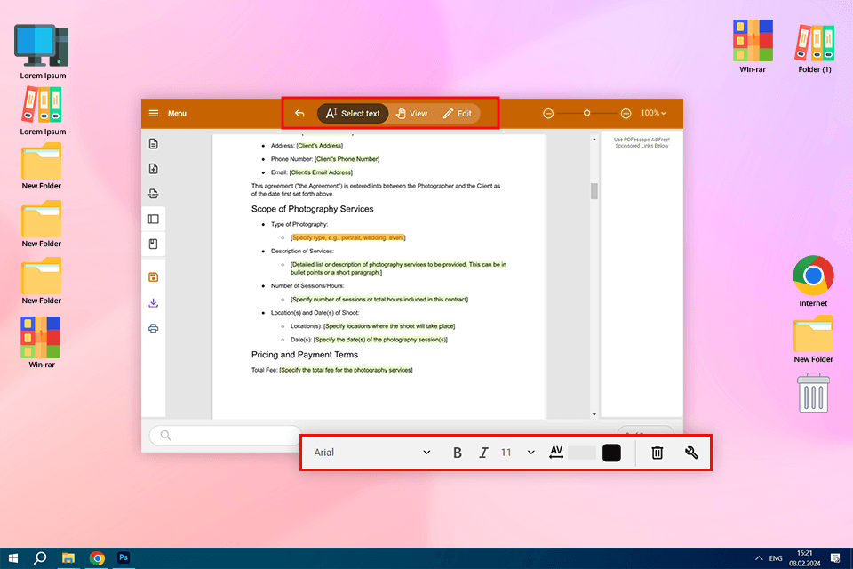 pdfescape free pdf filler