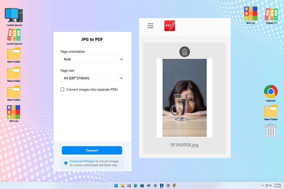 pdfgear jpg to pdf converter