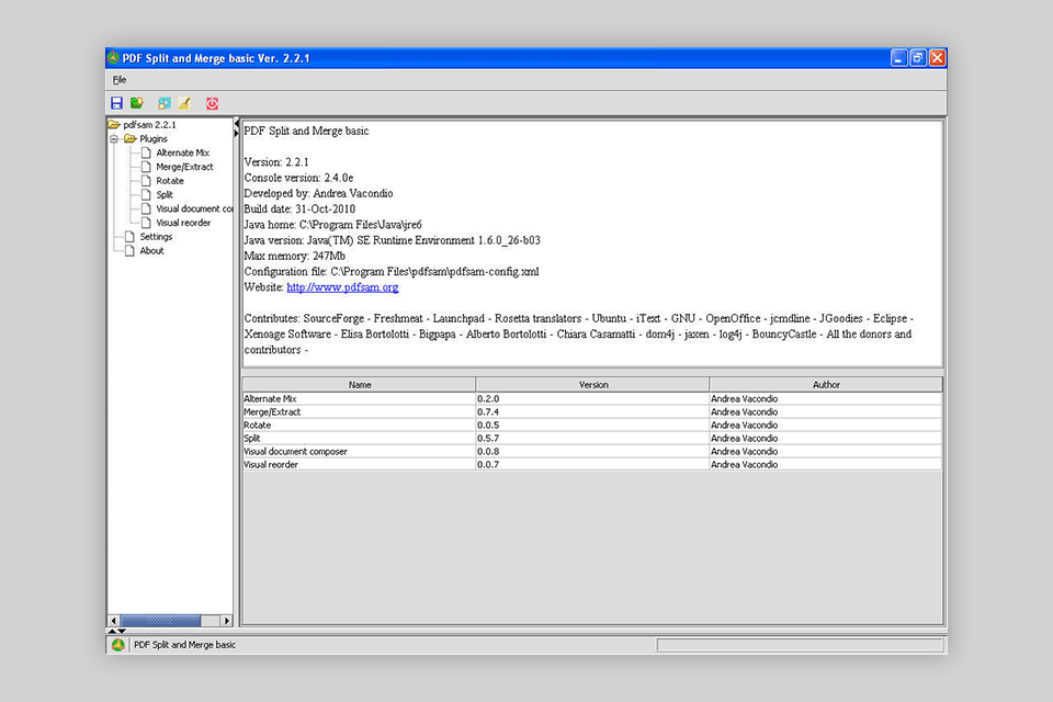 pdfsam pdf-xchange editor alternative interface