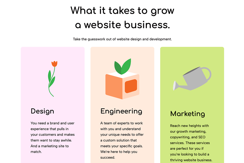 peachweb development service