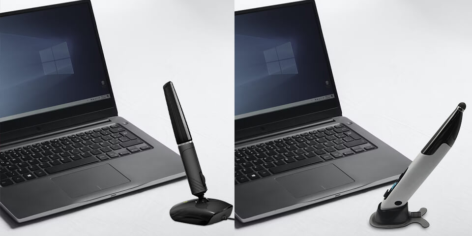 HURRISE souris stylo pour PC Stylo de souris sans fil 2,4 GHz Créativité  Extrêmement Handover Stylet d'ordinateur pour ordinateur