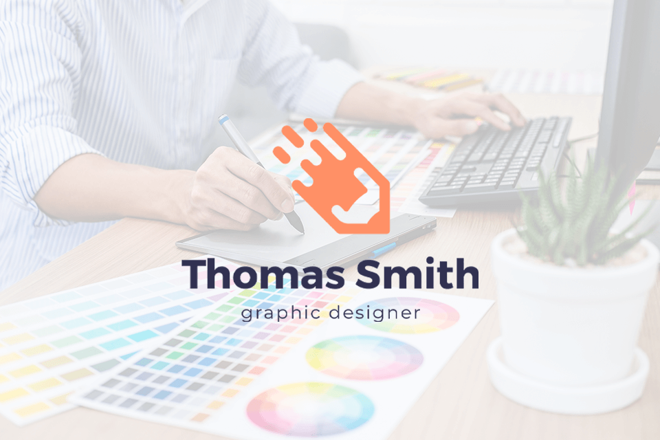 plantilla de logotipo de lápiz