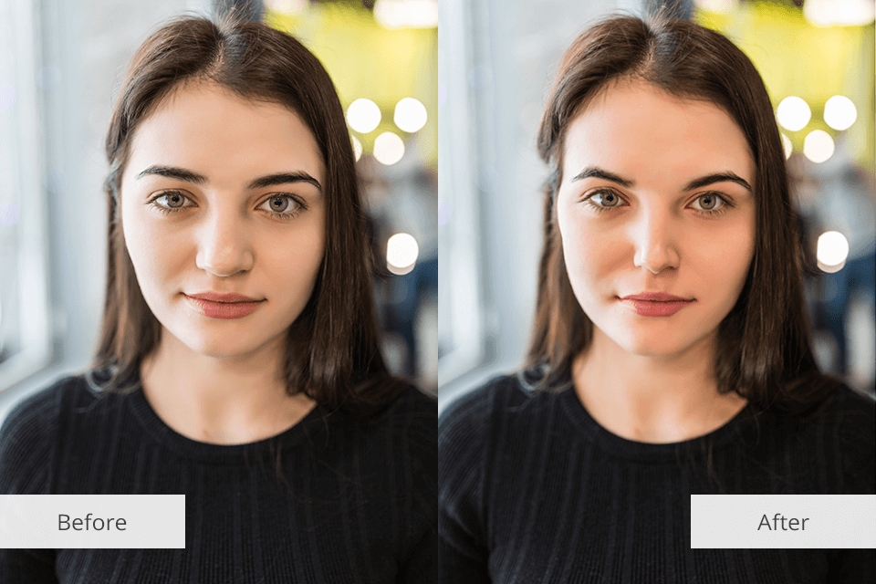 perfect face outline before after