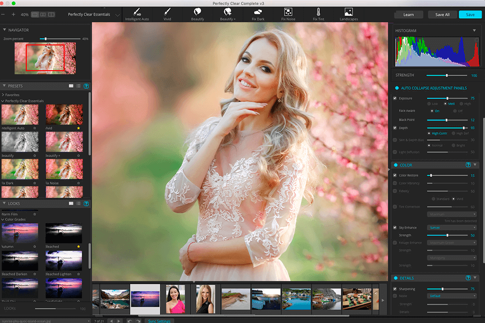 perfectly clear lightroom plugin