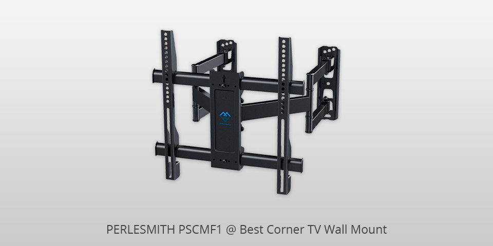 perlesmith pscmf1 corner tv wall mount