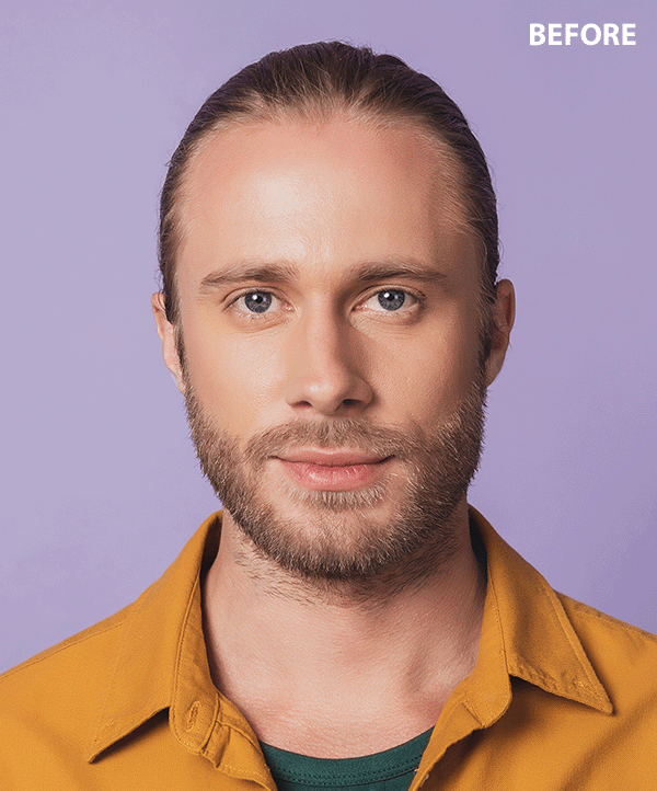 perm filter for guys before and after