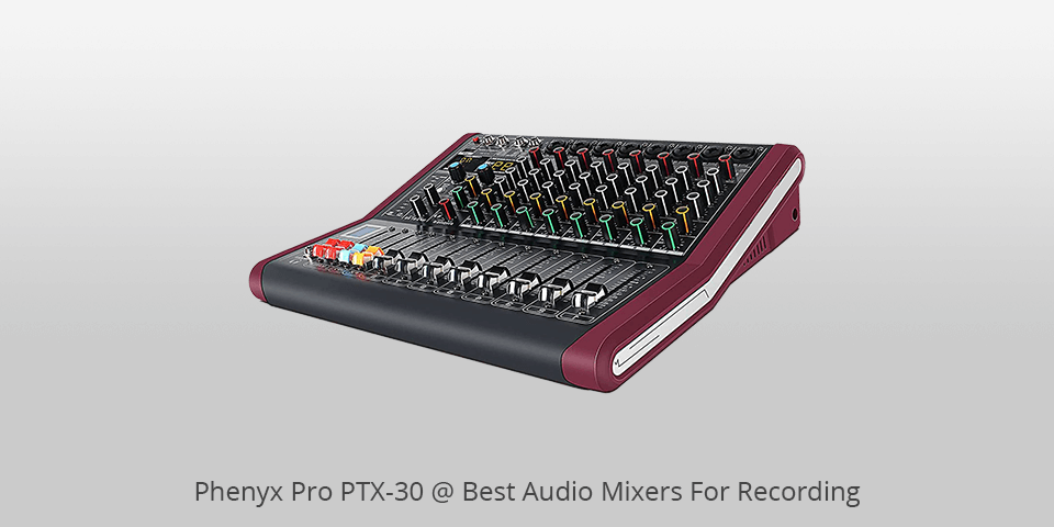 phenyx pro ptx-30 audio mixer for recording