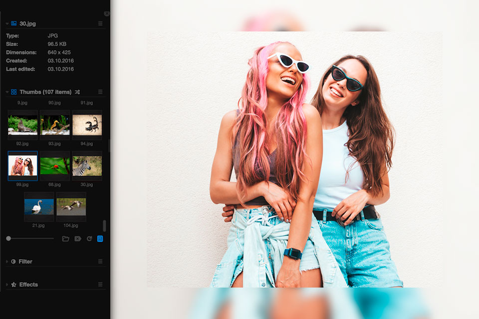 phiever responsive user interface