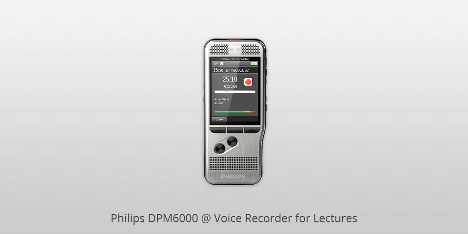 philips dpm6000 voice recorder for lectures