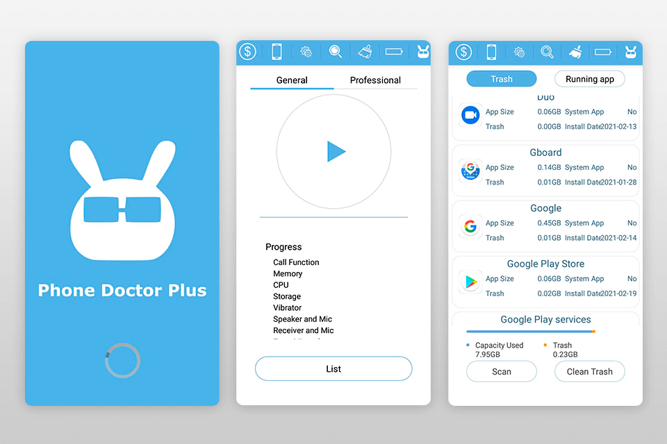 phone doctor plus interface