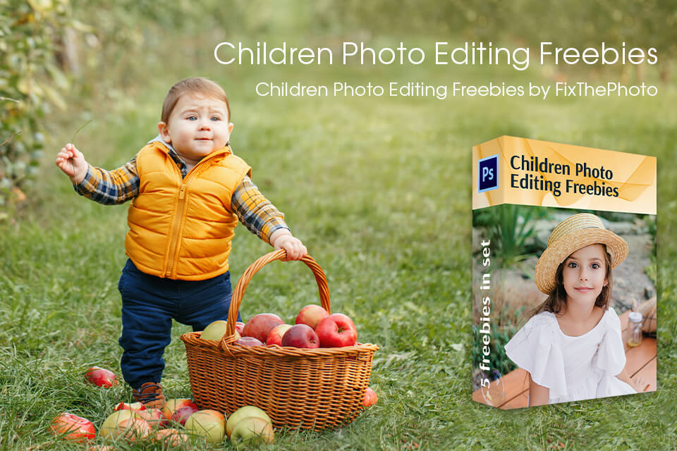 children photo editing freebies collection