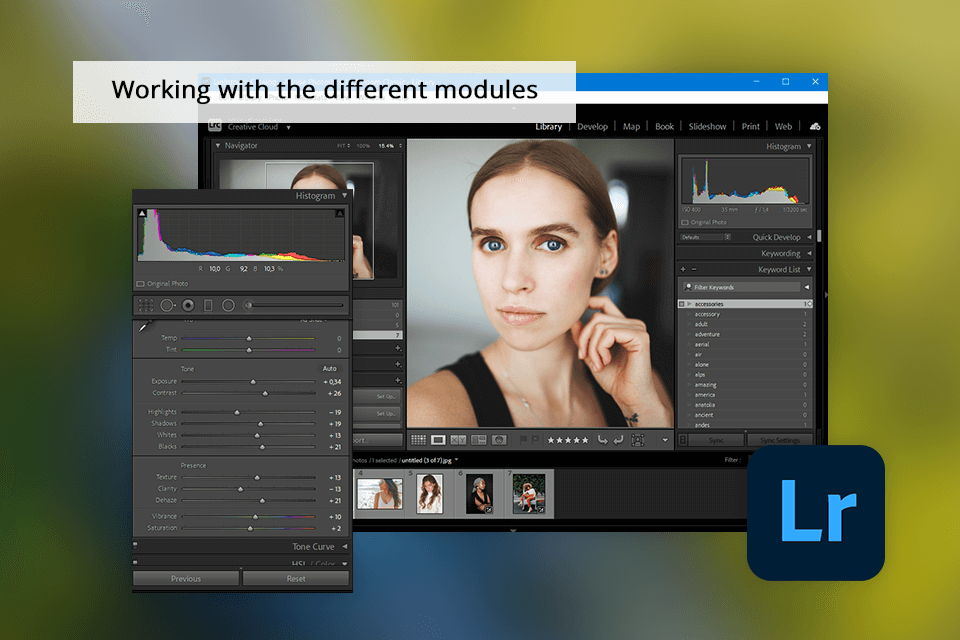 lightroom interface