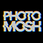photo mosh glitch video software logo