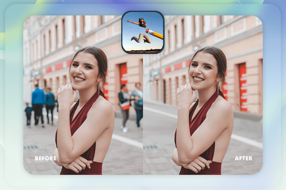 photoretouchremoval app to remove people from photos example