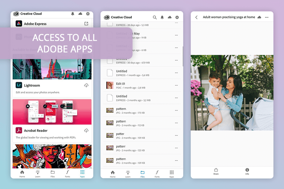 photo sharing app adobe creative cloud
