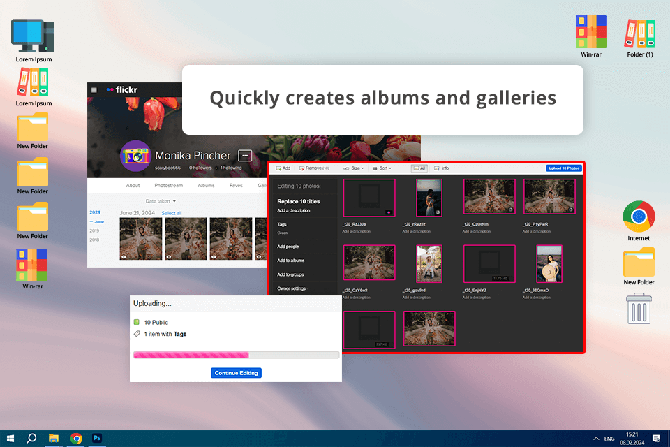 photo sharing site flickr
