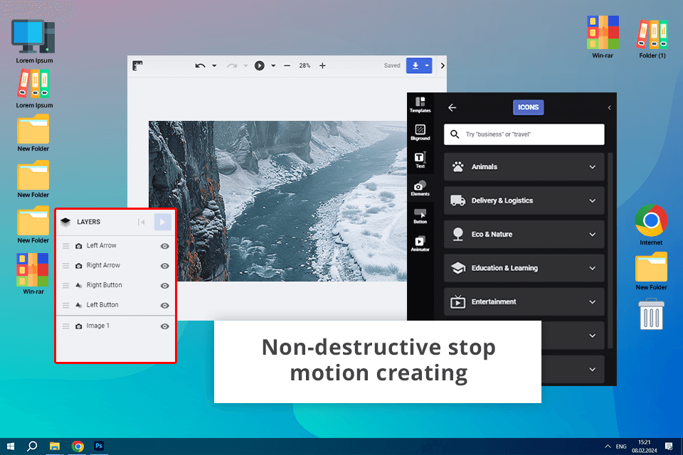 photo snack online stop motion maker