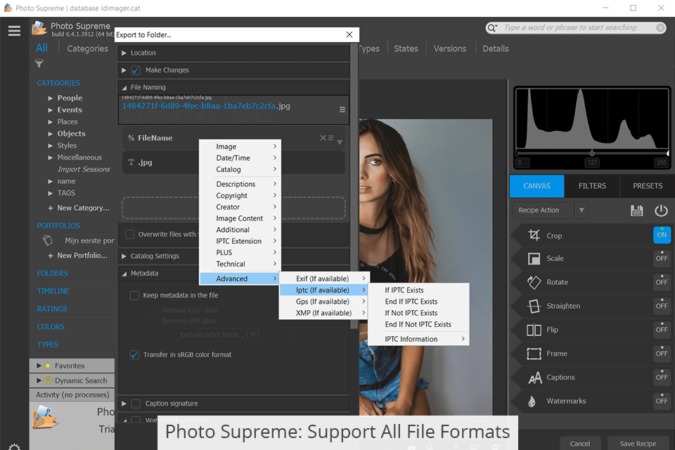 photo supreme support all file formats