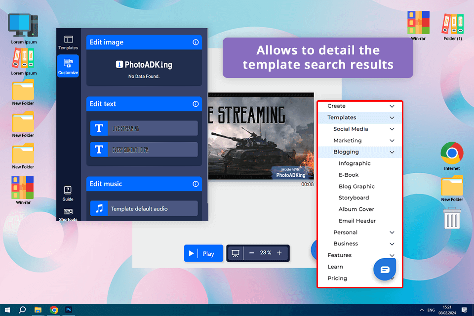 photoadking gaming intro maker