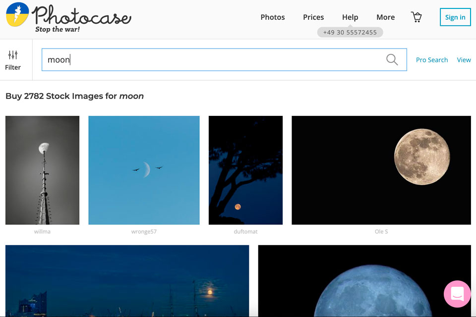 photocase shutterstock alternative interface