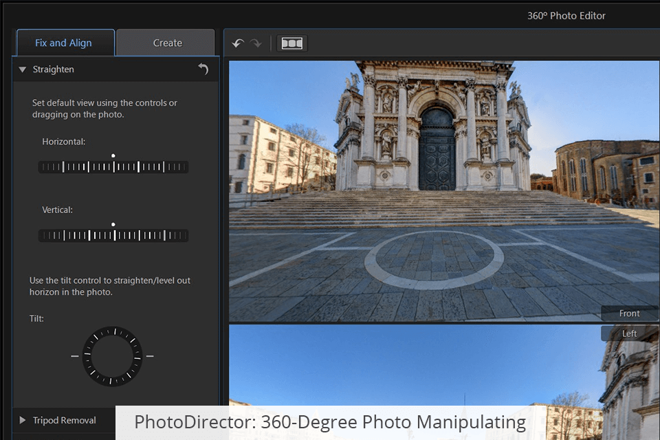 معالج الصور بزاوية 360 درجة