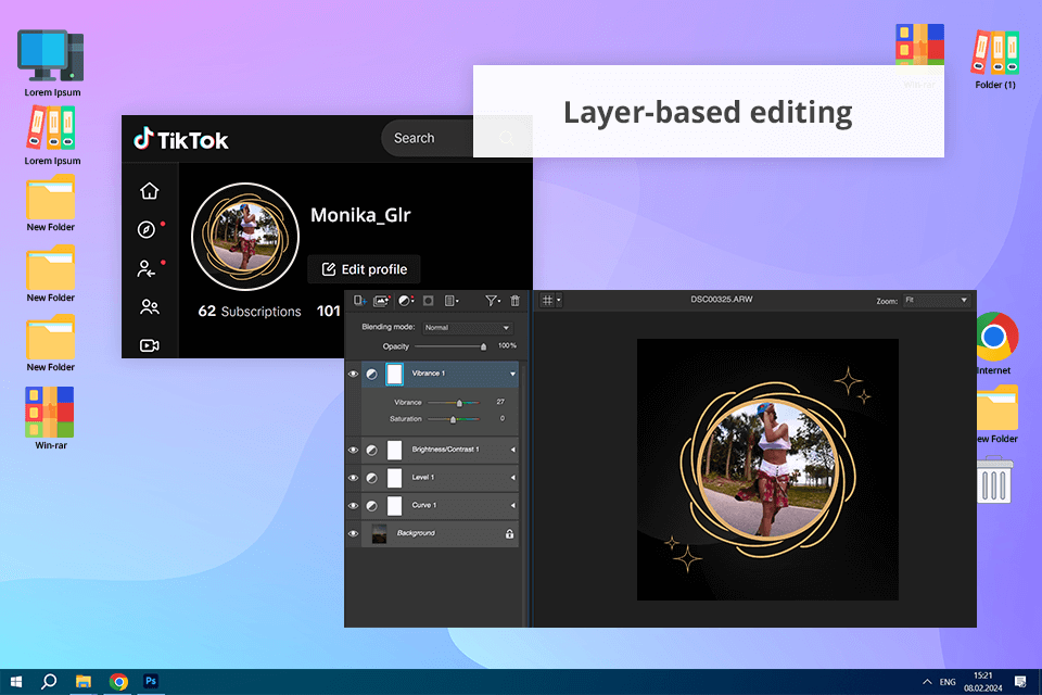 photodirector tiktok pfp maker