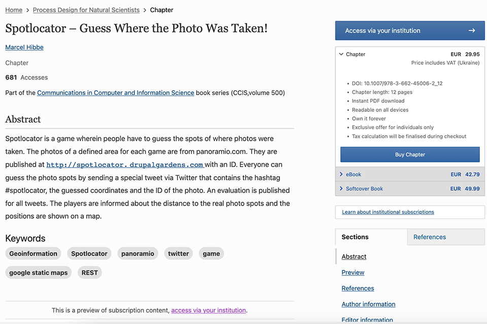 photography game guess where a photo was taken